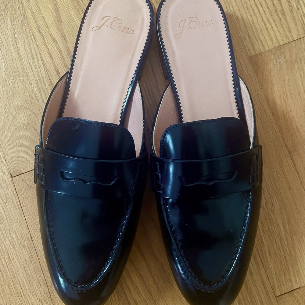 J Crew Women’s Leather Slip-on Loafers